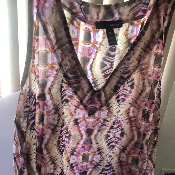 Aqua Sheer Blouse - Picture 8 of 8